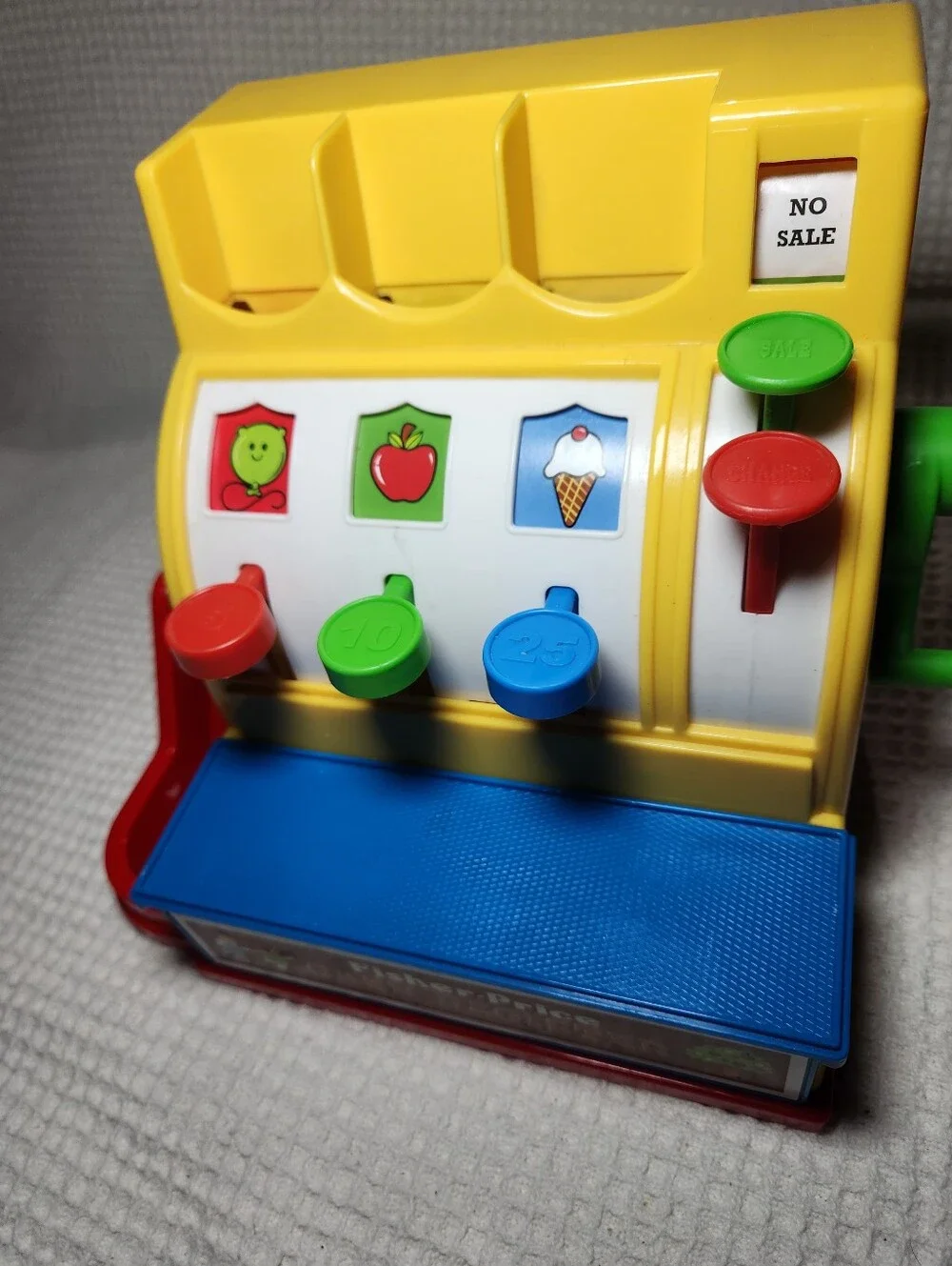 Fisher-Price Yellow Kids Cash Register Toy - Bright Multicolor Play Set